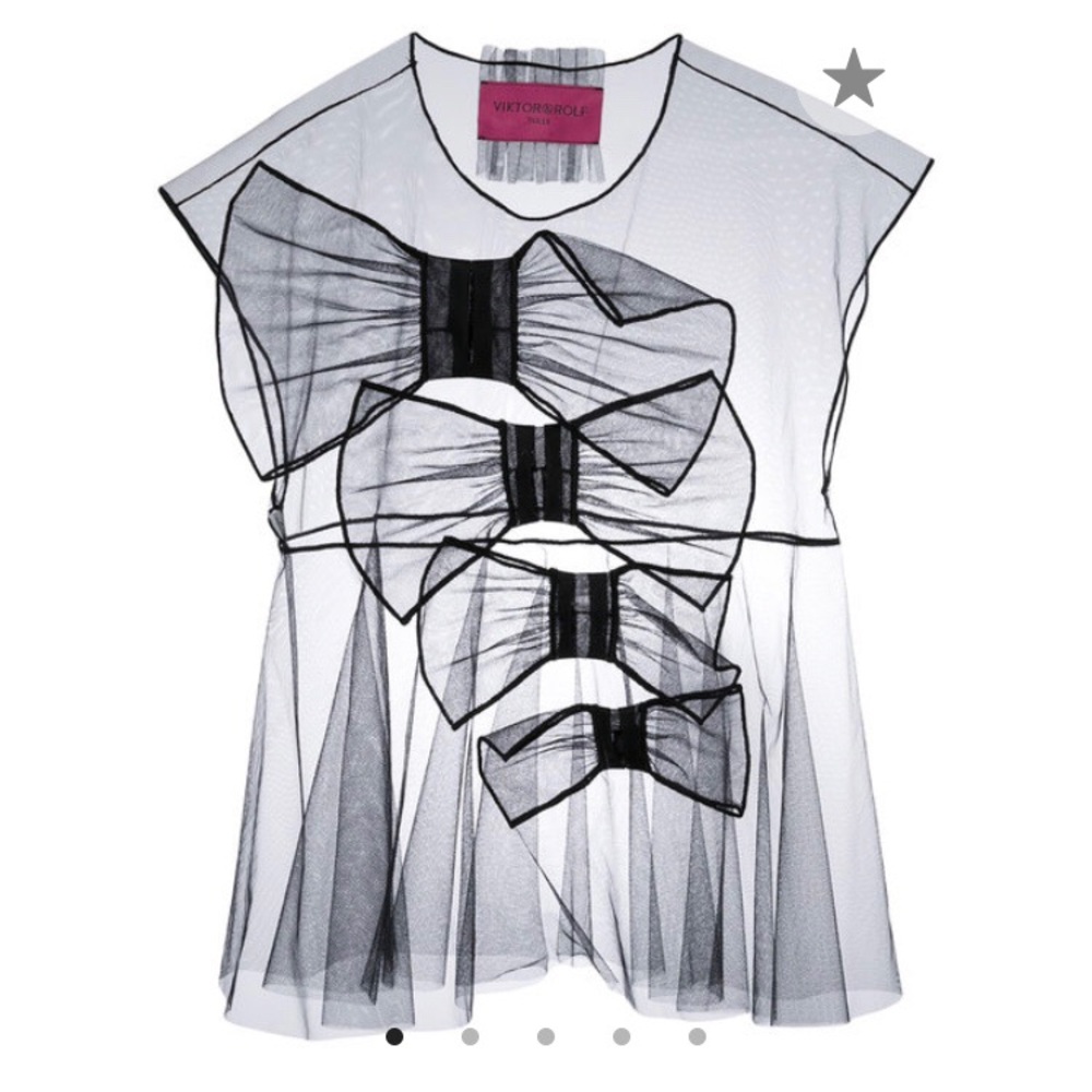 VIKTOR & ROLF Black Top - NWOT